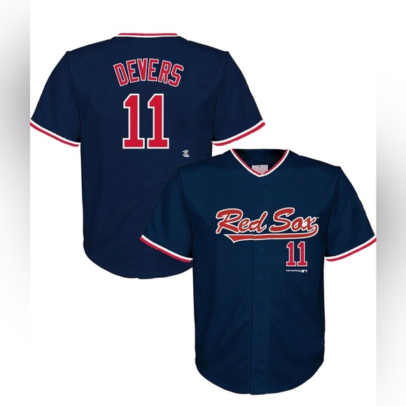 MLB Boston Red Sox Youth Jersey #11 Devers - Picture 3 of 9